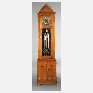 Standuhr Jugendstil Gustav Becker