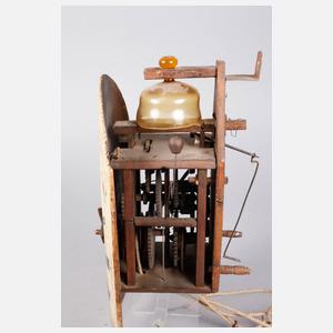 Bauernuhr mit Glasglocke