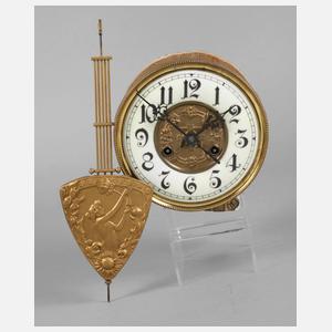 Uhrwerk eines Jugendstilregulators