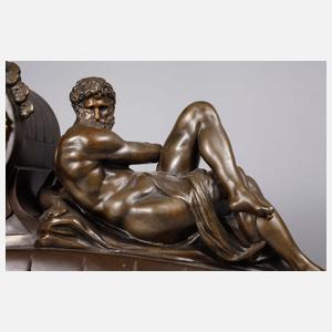 Figurenpendule nach Michelangelo
