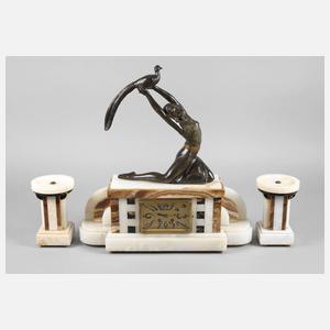 Figurenuhr Art déco