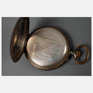 Jagdliche Taschenuhr Niello