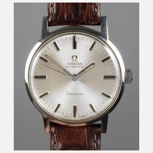 Herrenarmbanduhr Omega Stahl