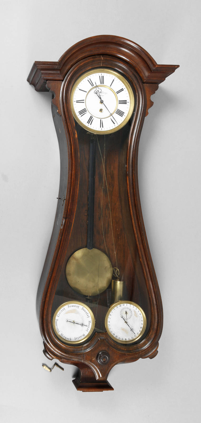 Wiener Gewichtsregulator mit Datumsanzeige