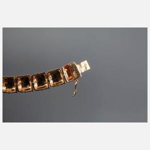 Großes Goldcollier mit 5 Karat Brillanten