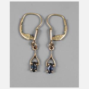 Paar Ohrhänger Gold