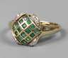 Damenring mit Smaragd
