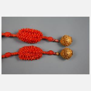 Feines Schmuckset Koralle