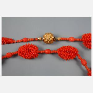 Feines Schmuckset Koralle