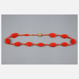 Feines Schmuckset Koralle