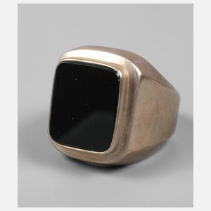 Herrenring Onyx