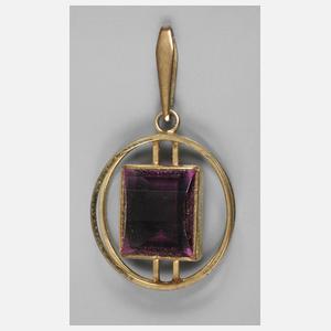Amethystanhänger Gold