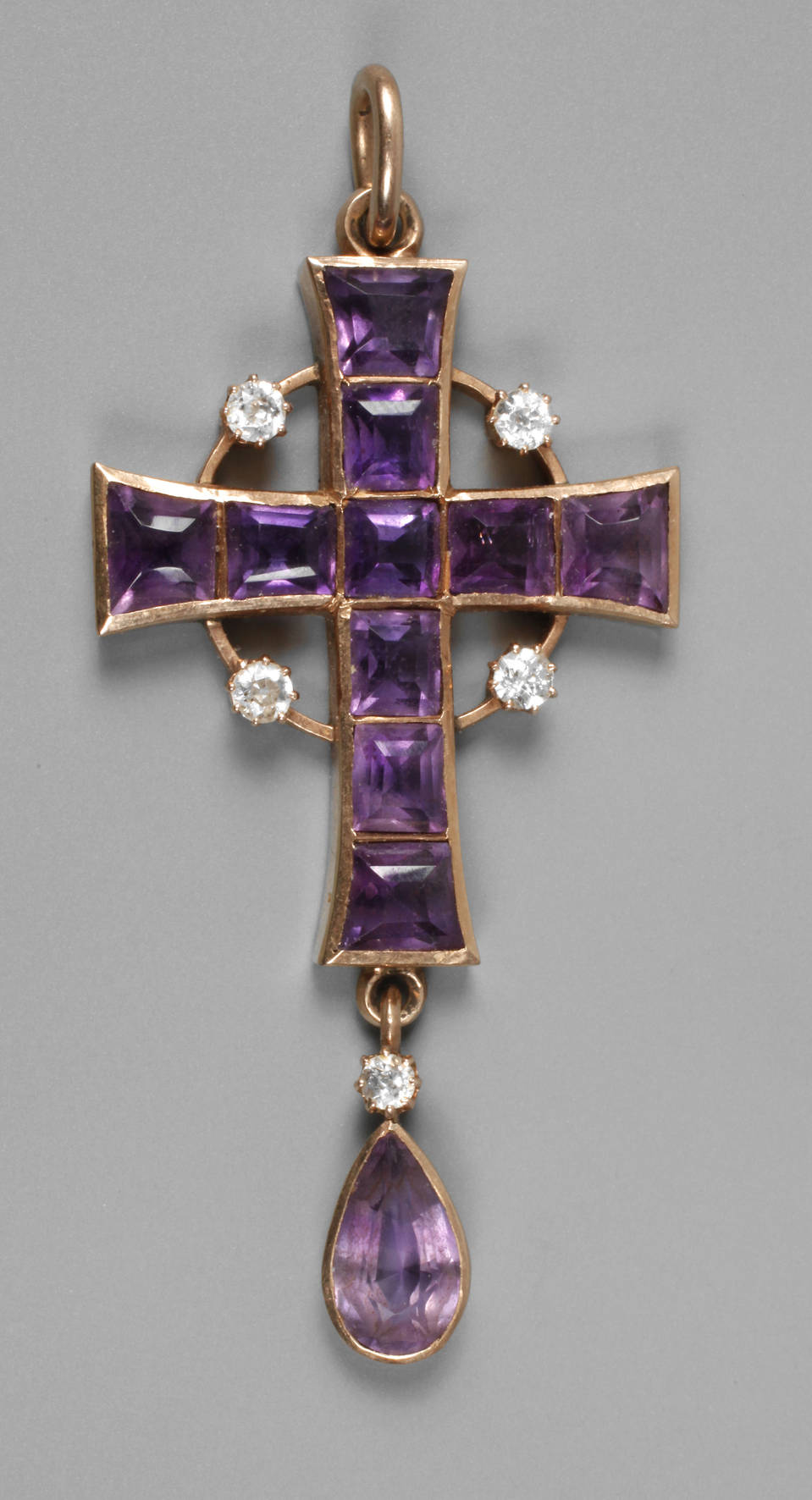 Kreuzanhänger Amethyst