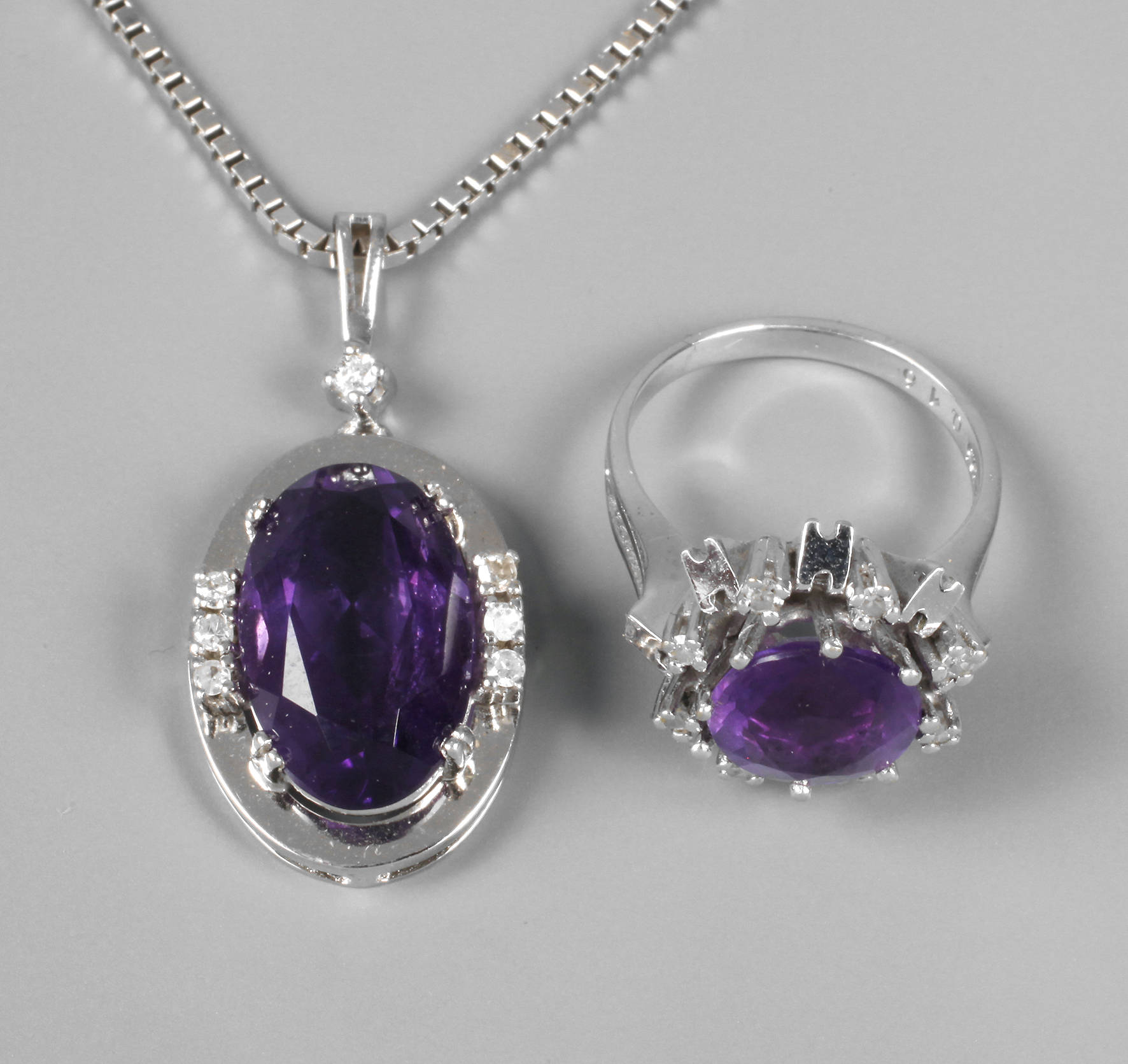 Schmuckset Amethyst