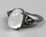 Silberring mit Mondstein