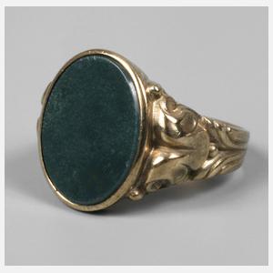 Herrenring mit Nephrit