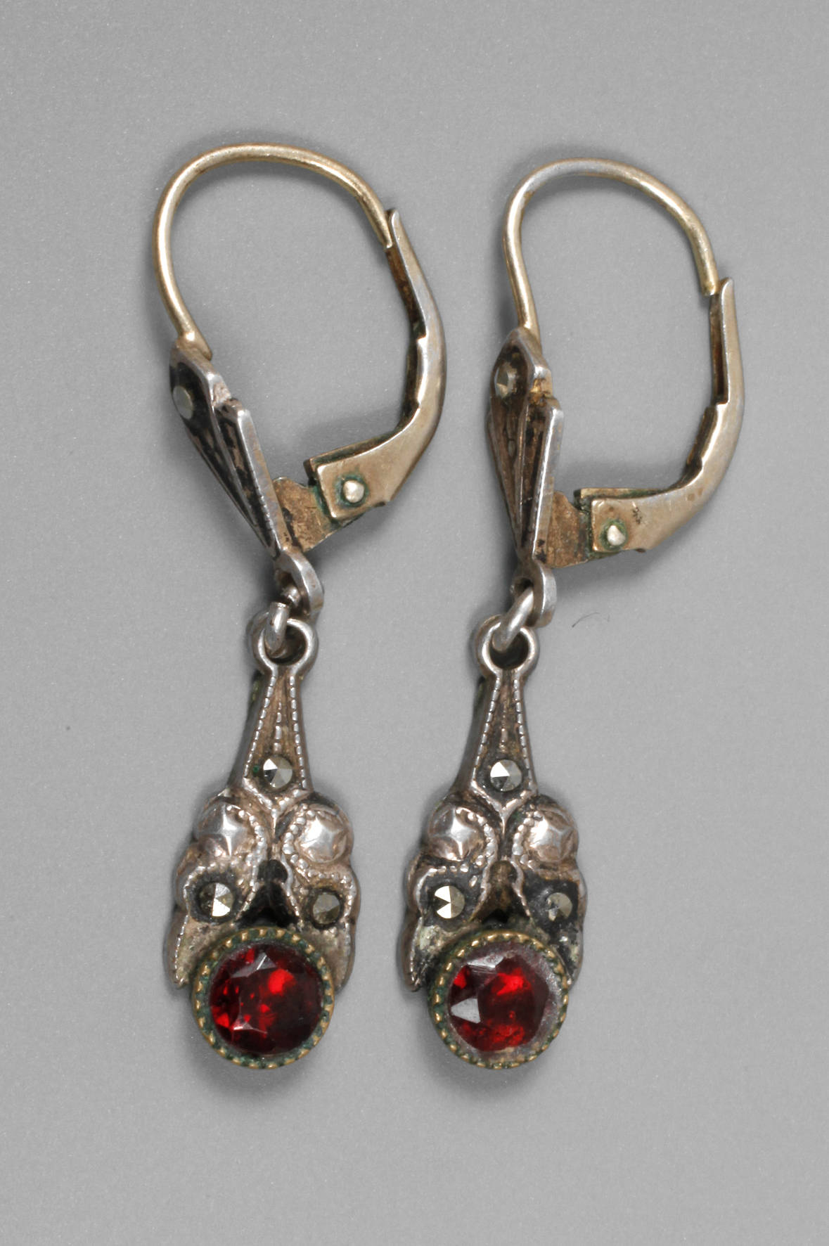 Paar Ohrhänger Art déco