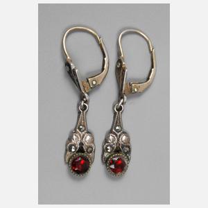 Paar Ohrhänger Art déco