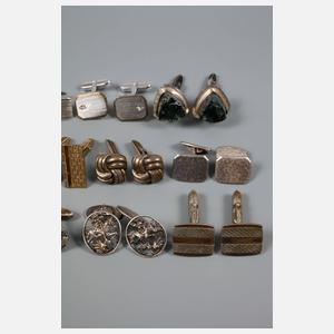 Sammlung Manschettenknöpfe