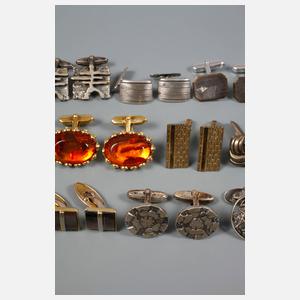 Sammlung Manschettenknöpfe
