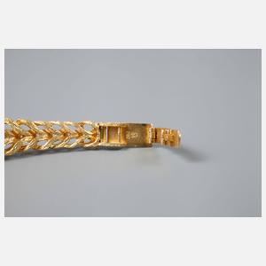 Damenarmbanduhr Gold