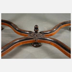 Schreibtisch mit Scagliolaplatte