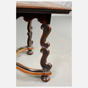 Schreibtisch mit Scagliolaplatte