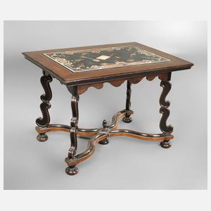 Schreibtisch mit Scagliolaplatte