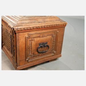 Flachdeckeltruhe Eiche