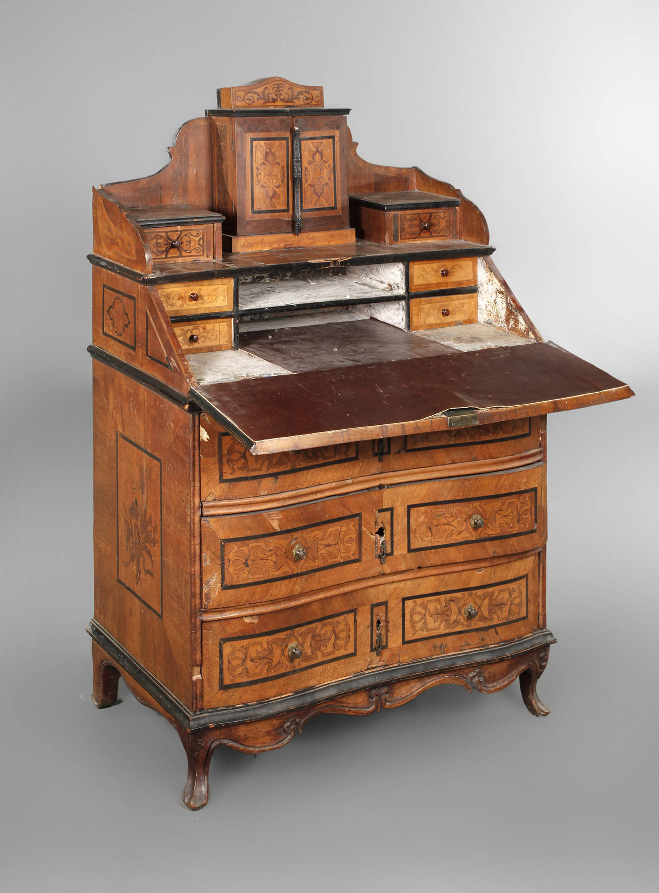 Schrägklappensekretär Barock