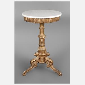 Beistelltisch mit Marmorplatte