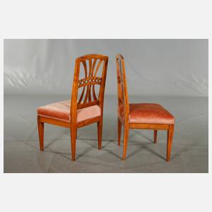 Fünf Stühle Louis Seize