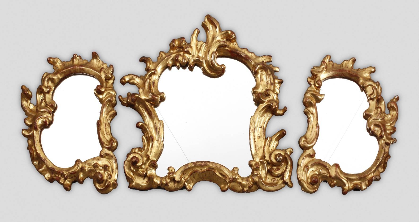 Drei kleine Barockspiegel