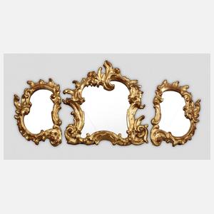 Drei kleine Barockspiegel