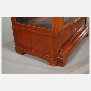 Dreiseitenvitrine Biedermeier