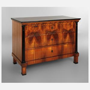 Biedermeier Säulenkommode