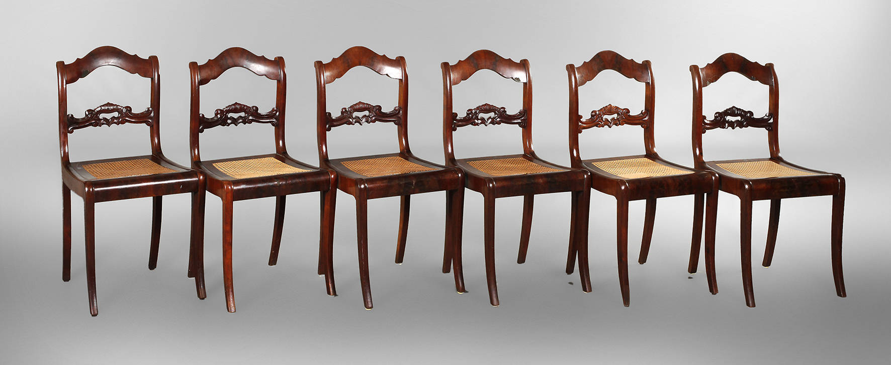Sechs Biedermeierstühle