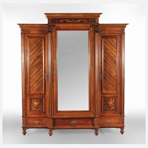 Kleider-Wäscheschrank Historismus