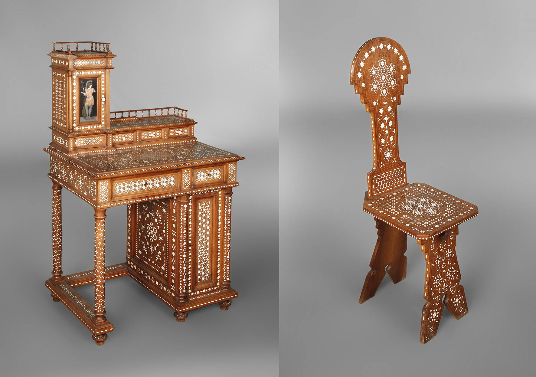 Seltener Aufsatzschreibtisch