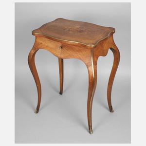 Intarsierter Nähtisch