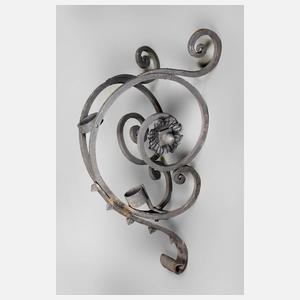 Fahnenhalterung Schmiedeeisen