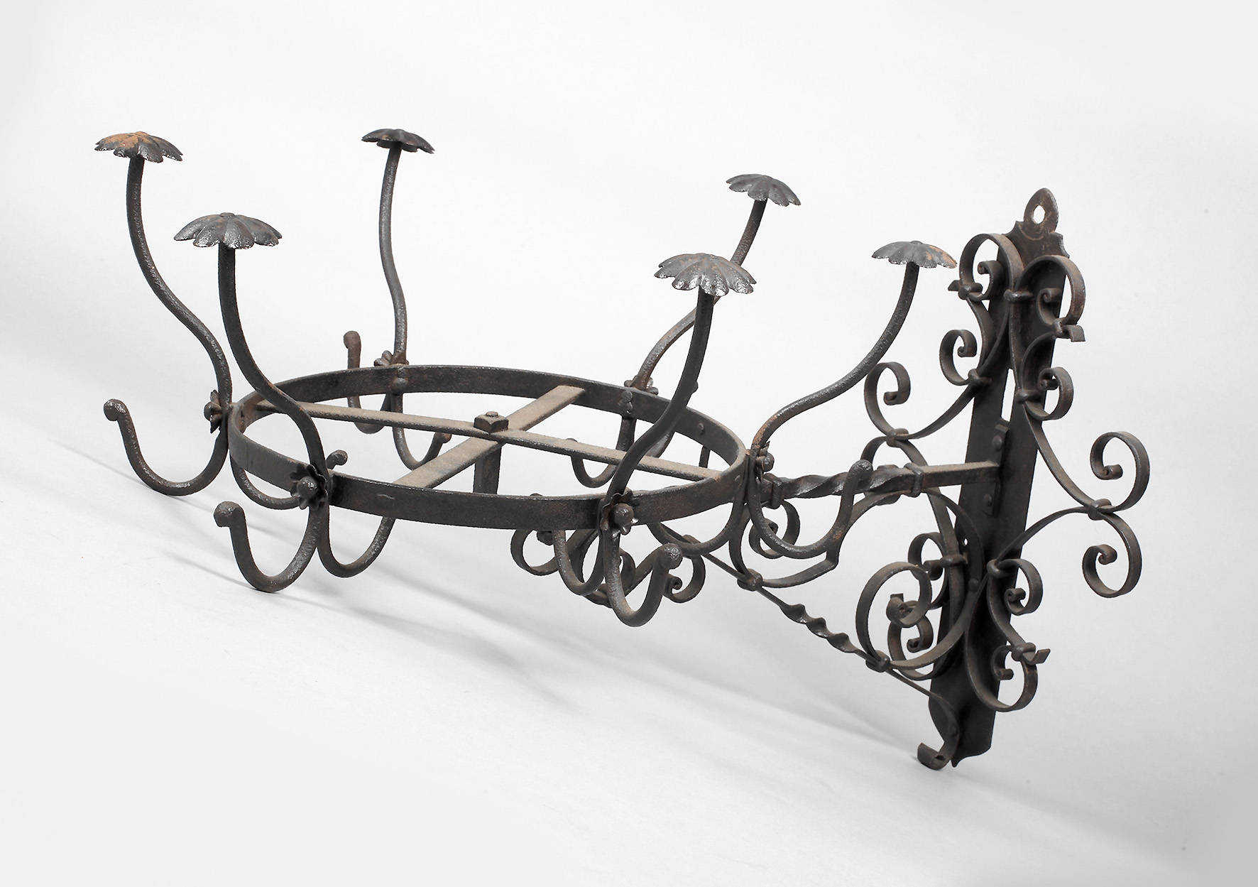 Wandgarderobe Schmiedeeisen