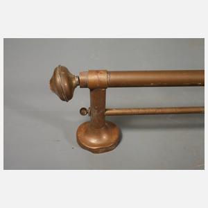 Paar Gardinenstangen Messing