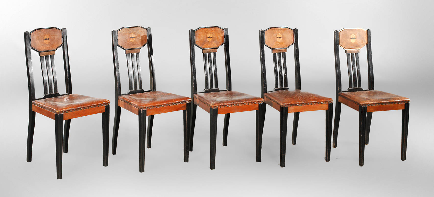 Fünf Salonstühle Josef Maria Olbrich attr.