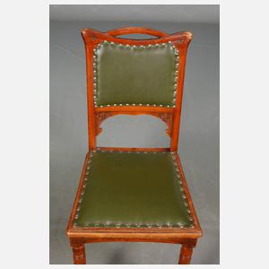 Sechs Stühle Jugendstil