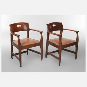 Paar Armlehnstühle Richard Riemerschmid