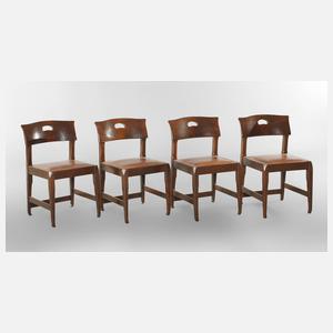 Vier Stühle Richard Riemerschmid