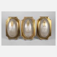 Drei Wandlampen Jugendstil111