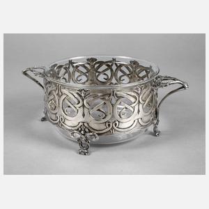 Silber Henkelschale Jugendstil