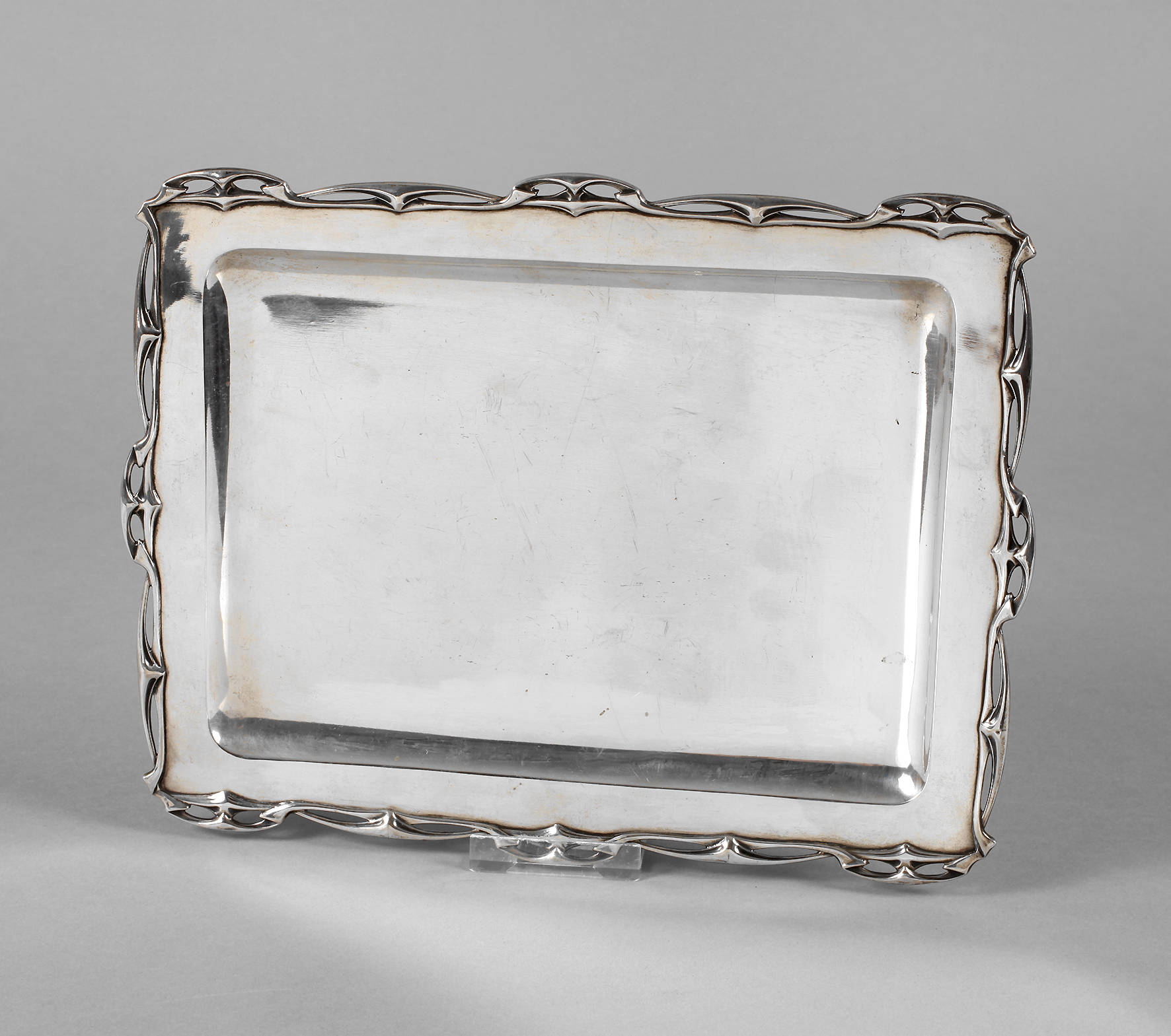 Silbertablett Jugendstil